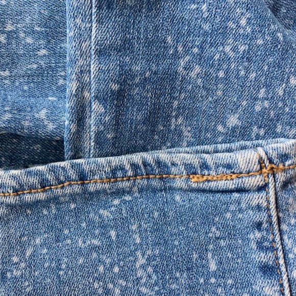 LEVIS SKINNY 721 SPATTER PATTERN WOMENS JEANS size 29 - Picture 7 of 9
